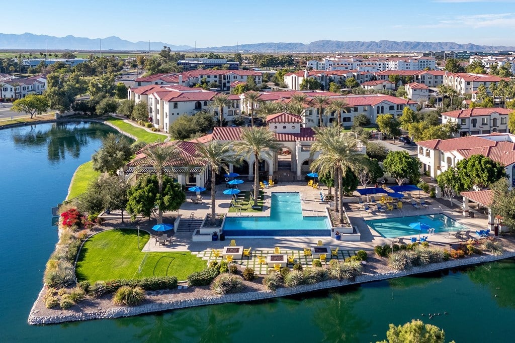 Aerial photo of Almeria at Ocotillo pools